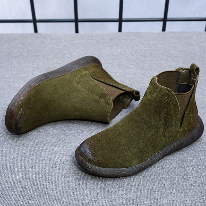 Bottines Chelsea Spring Soft Bottom Pour Femme 34-43