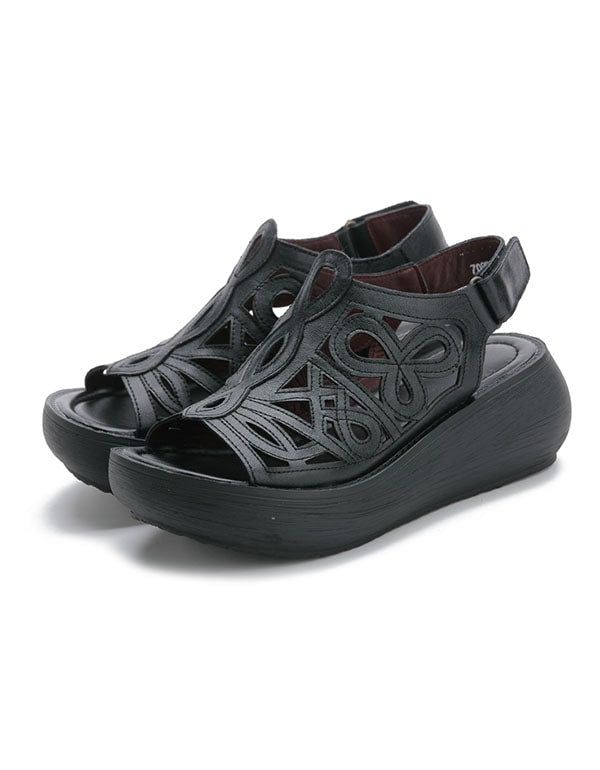Sandales Compensées Pour Femmes Summer Slingback